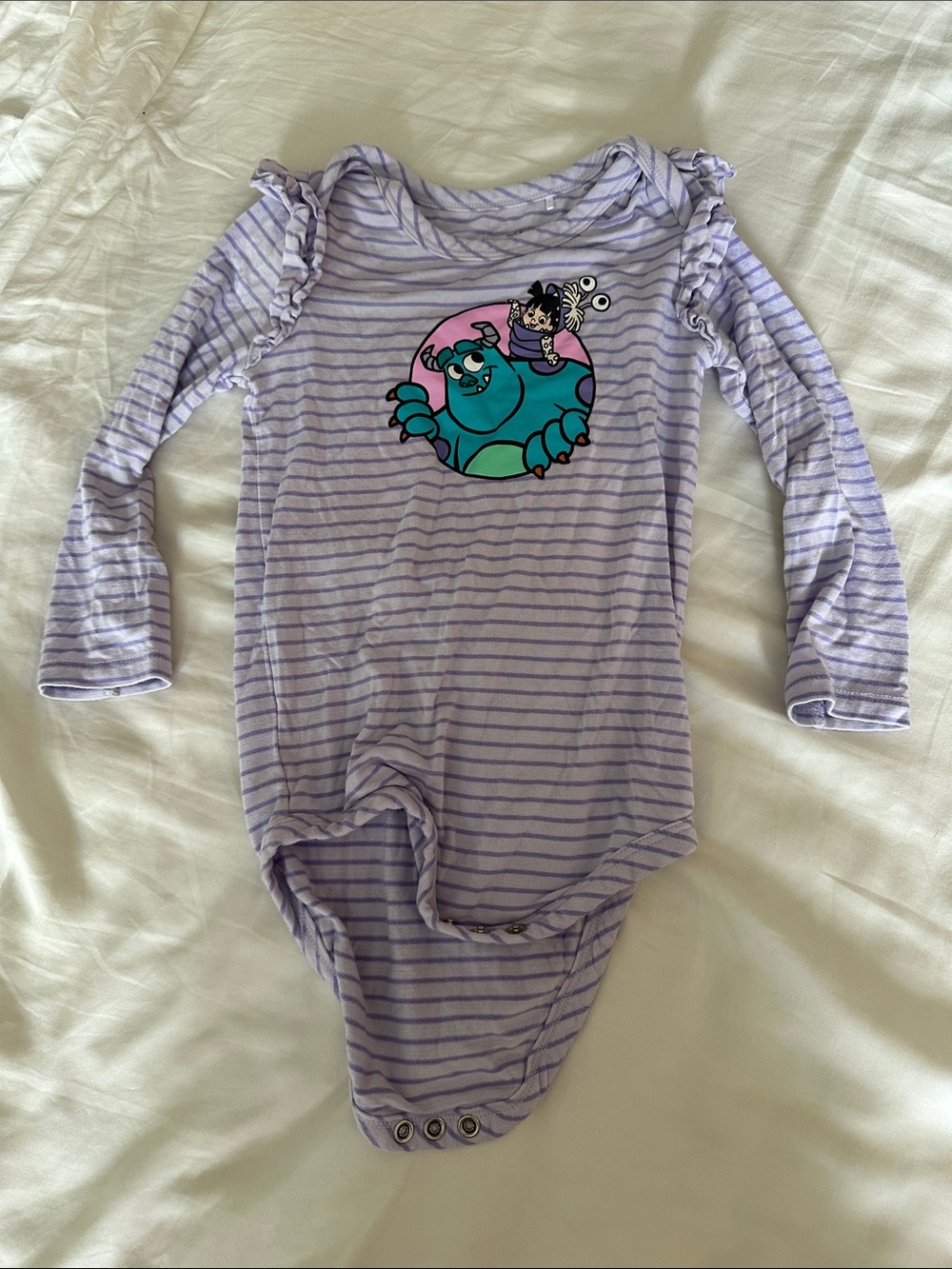 Little Sleepies Monsters, Inc. Onesie